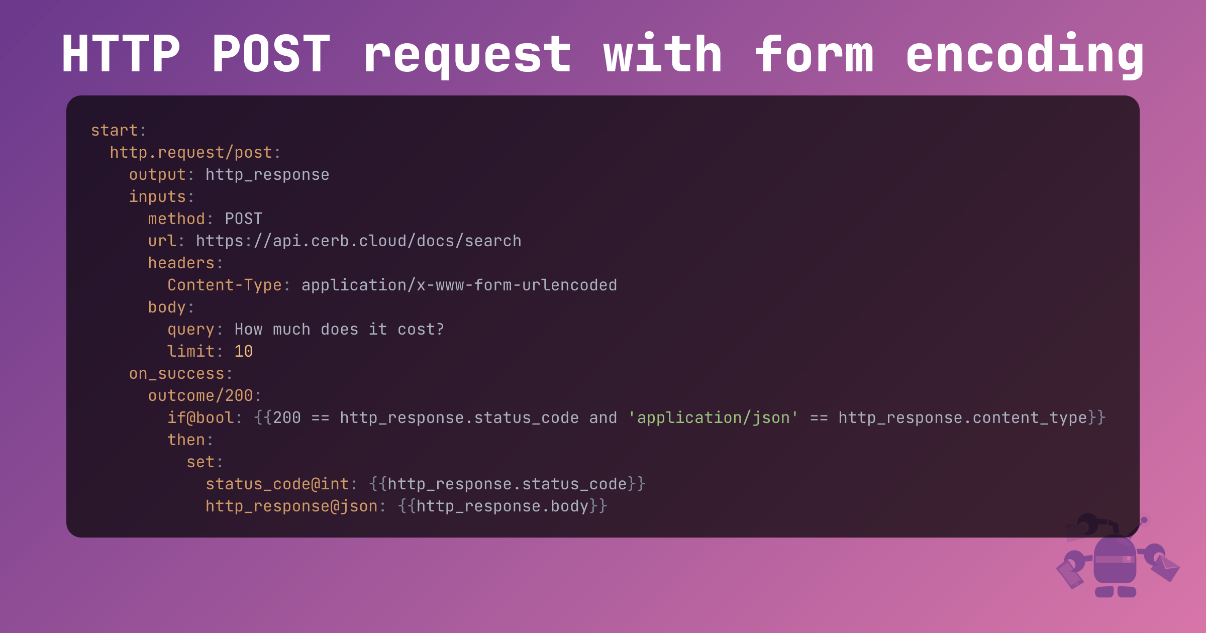 HTTP POST Request With A Form Payload Cerb